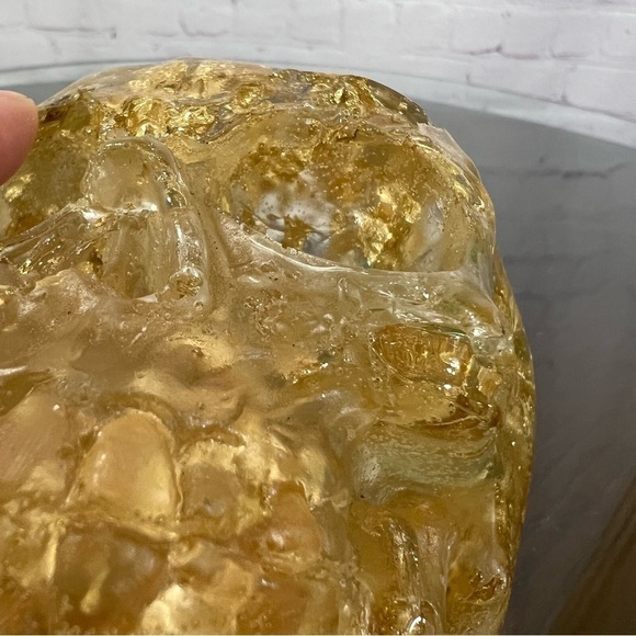 RESIN EPOXY with Gold Flakes Planter/ash tray Pen Holder. - Picture 6 of 16